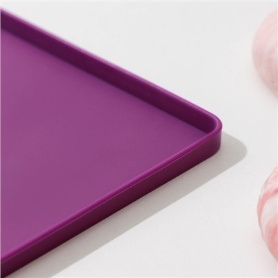 Противень для духовки Доляна «Криспи», силикон, 40×30 см, чёрный