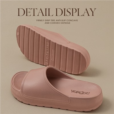 Slide, slippers, summer non-slip footwear indoor, soft sole