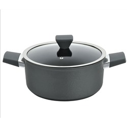 819-006 Кастрюля 6,2л с крышкой 28см HAMMER в под.уп.(х4)Алюминий