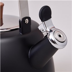 ЧАЙНИК AGNESS 3,0 Л СО СВИСТКОМ И СКЛАДЫВАЮЩЕЙСЯ РУЧКОЙ, ИНДУКЦИОННОЕ КАПСУЛЬНОЕ ДНО