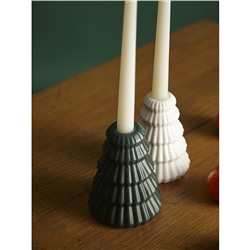 Подсвечник Nordic mood белого цвета из коллекции New Year Essential, 11,5 см