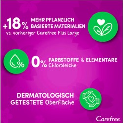 Carefree Slipeinlage Plus Large mit Frischeduf, Прокладки ежедневные Large Plus Fresh с ароматом свежести, 48 шт, 3 упаковки (144 шт)