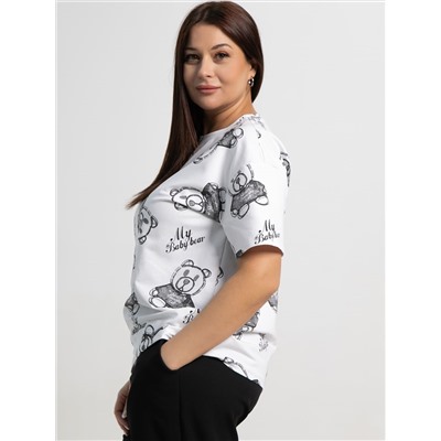 Футболка Бриса (белая) Б15370-20М