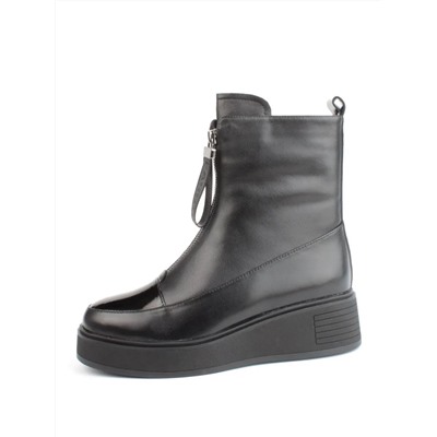 04-M3-5315 BLACK Ботинки зимние женские (натуральная кожа, натуральный мех)