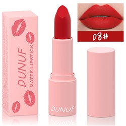 Матовая помада DUNUF Matte Lipstick 08