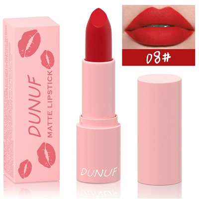 Матовая помада DUNUF Matte Lipstick 08