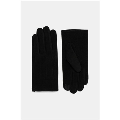 Rękawiczki męskie z dzianiny  kolor czarny