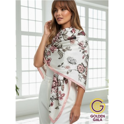 Платок шелковый большой "Парижанка" Арт 2428/29