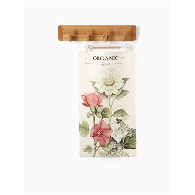 Полотенце Этель Organic home, 40×70 см, репс 210 г/м², 100% хлопок