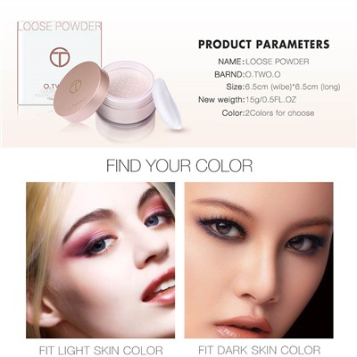 Рассыпчатая пудра O.TWO.O Loose Powder №2 15 g
