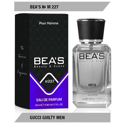 Beas M227 Gucci Guilty Men edp 50 ml, Парфюм мужской Beas M227 создан по мотивам аромата Gucci Guilty