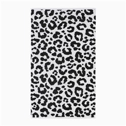 Полотенце махровое Этель Leopard, 50×90 см, 100% хлопок, 420 г/м², чёрно-белое