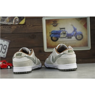 Nike Dunk Low Retro из натуральной замши и кожи