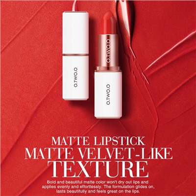 Помада O.TWO.O Matte Lipstick №8 3.8 g