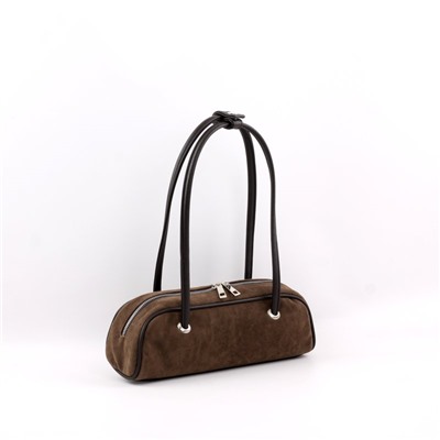 NEW Сумка 2038 эко-замша шоколад