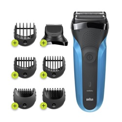 Braun Trimmer furs Gesicht quot;Series 3 310BTquot; in Schwarz und Blau  Триммер для лица "Серия 3 310ВТ" в черном и синем