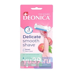 Станок для бритья DEONICA 3 FOR WOMEN со сменной кассетой