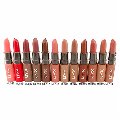 Помада NYX Matte Lipstick Pucker Up For The Holiday 4.5 g (упаковка 12 шт)