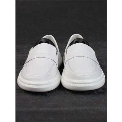 03-ZL-8501 WHITE Полуботинки женские (натуральная кожа)