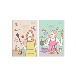 Книга для записи рецептов А5 80л., BG "Кулинарное шоу", матовая ламинация