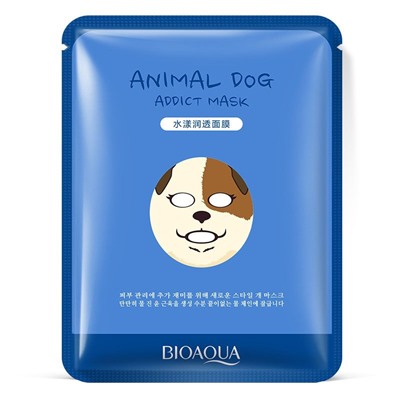 Маска для лица Bioaqua Animal Face Собака увлажняющая 30 g