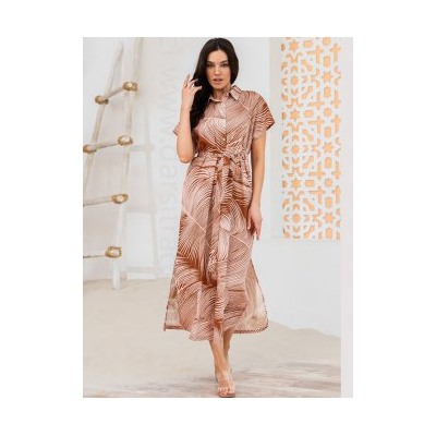 №5548 Платье домашнее "Pasadena" Mia-Amore Дроп х/б