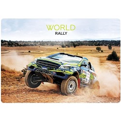 Настольное покрытие детское ArtSpace "World rally", 28,3*19,7см