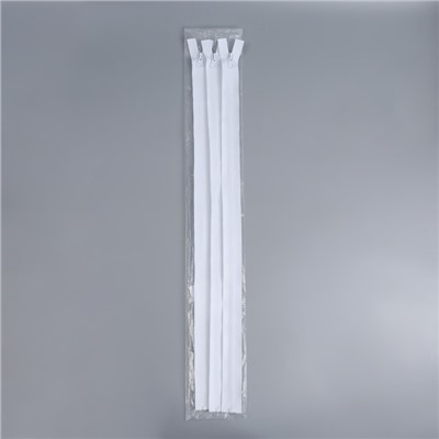 Молния «Спираль», №7, разъёмная, водонепроницаемая, замок автомат, 60 см, белая