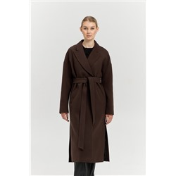 Пальто женское демисезонное 26820 (шоколад)