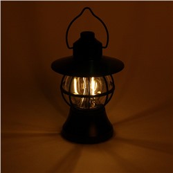 Фонарь кемпинговый подвесной 6 режимов 3LED+3TF, 19*13 см 3хAA