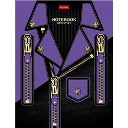 Бизнес блокнот А5 80л кл Золотые детали 5цв блок тв переплет Хатбер 80ББ5лофВ1_30980/20/Россия