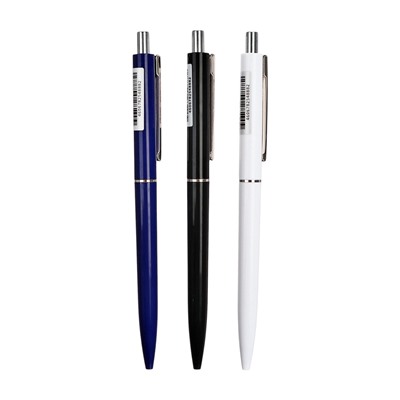 Ручка шариковая автоматическая, Hatber. Walker Classic, синяя 0.7 мм, 36 шт. в дисплее, МИКС