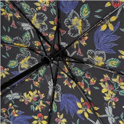R348-4104 OrchidsBlack (Орхидеи) Зонт женский автомат Fulton