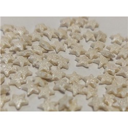 Кондитерская посыпка Фигурная Звездочка белая перламутровая 50 гр