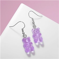 Серьги ассорти «Вкусняшка» мишки, цвет МИКС