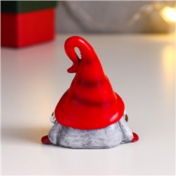 Фигурка полистоун «Дедушка Мороз в красном колпаке», 7×6.3×5 см