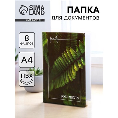Папка для семейных документов Docs, 8 файлов А4