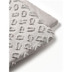 Покрывало LoveLife Tufting: Квадрат цв.серый, 150*220±5см, микрофайбер, 100% п/э