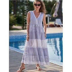 №1414 Платье пляжное "Argentina" Mia-Amore Дроп