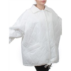 H24-213 WHITE Куртка демисезонная женская (100 гр. синтепон)