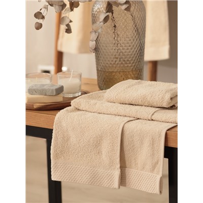 Полотенце махровое LoveLife Natural beige, 50×80 см, 100% хлопок