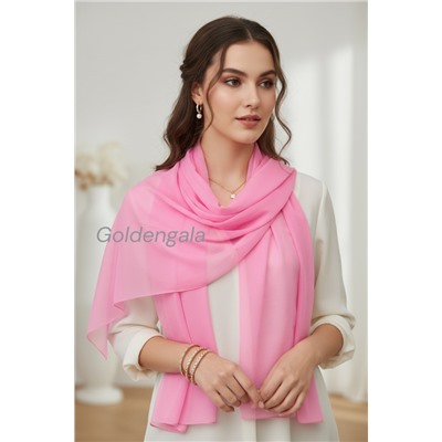 Шарф шифоновый однотонный Арт 0984/6