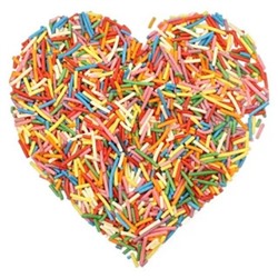 Кондитерская посыпка Фигурная (Вермишель разноцветная) 1кг/ФСД