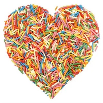 Кондитерская посыпка Фигурная (Вермишель разноцветная) 1кг/ФСД