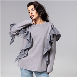 Лонгслив в стиле пэчворк, Гардеробная магия