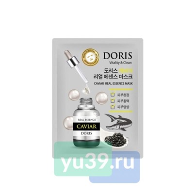 Маска тканевая для лица с экстрактом черной икры Doris 25мл
