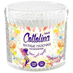 Cotto lina ватные палочки 200 стакан круглый