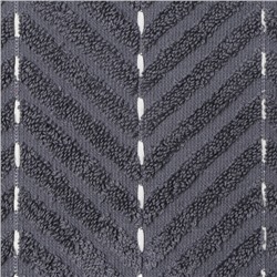 Коврик махровый Этель Lines, цв. тёмно-серый, 50х70 см, 100% хлопок, 750 г/м2