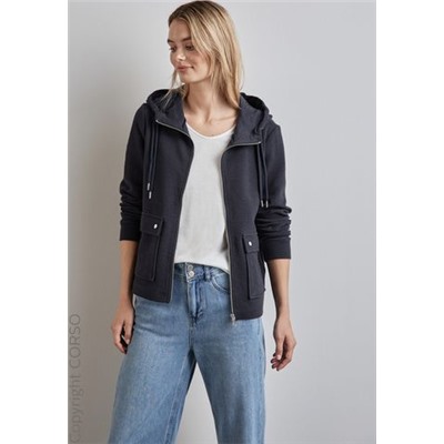 Qr Structured Hoody Jkt