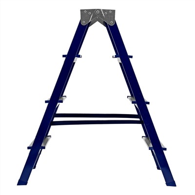 Стремянка двусторонняя 4 ступени, стальная, Сибртех